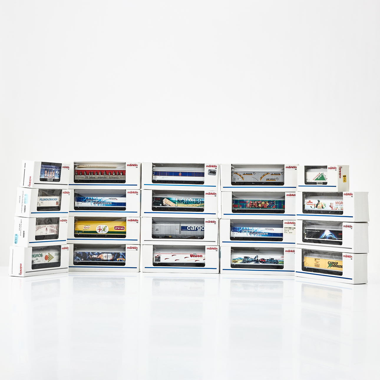 MÄRKLIN, container trolleys, 20 pcs., H0.