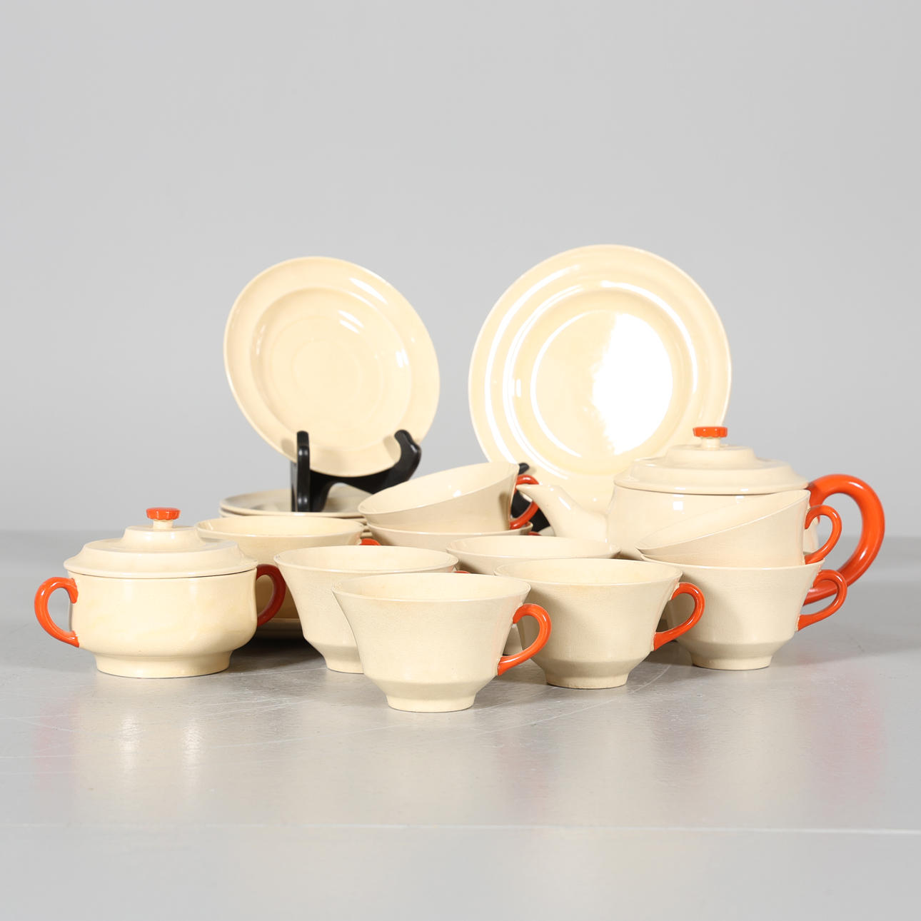 A 30-piece coffee set, “Rillo”, Gustavsberg.
