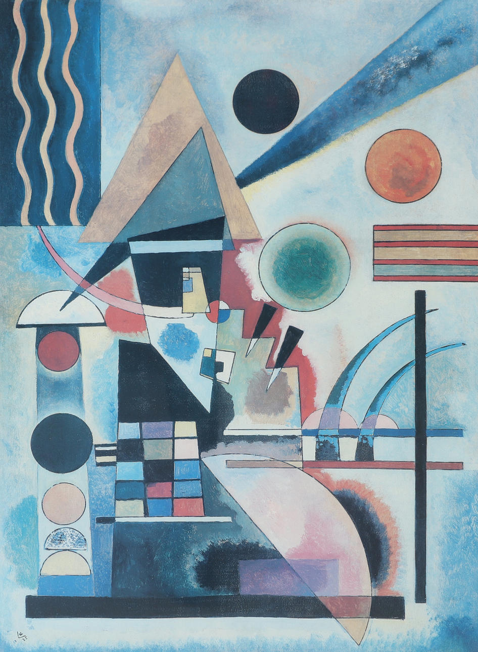 WASSILY KANDINSKY. EFTER. Utställningsaffisch, Tate Gallery.