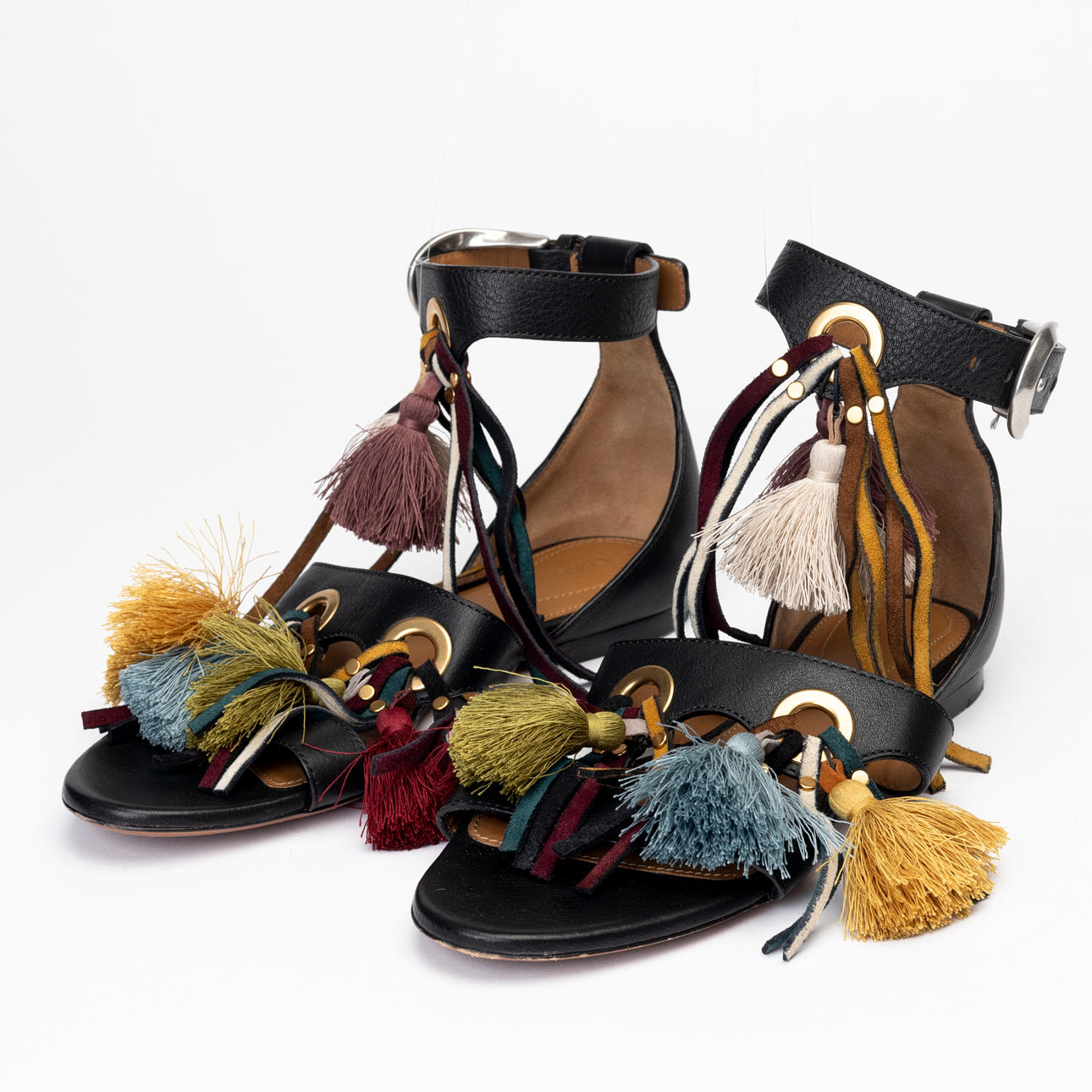 CHLOÉ. Sandals, Miki, size 37.