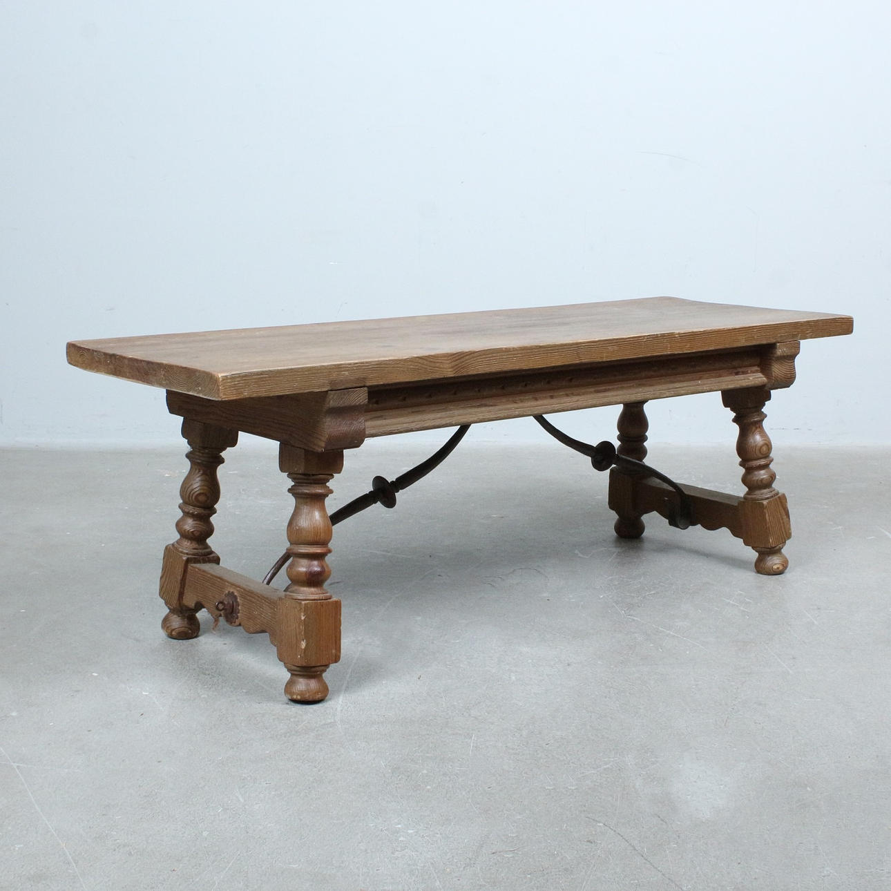 1970s brutalist coffee table, Spain.