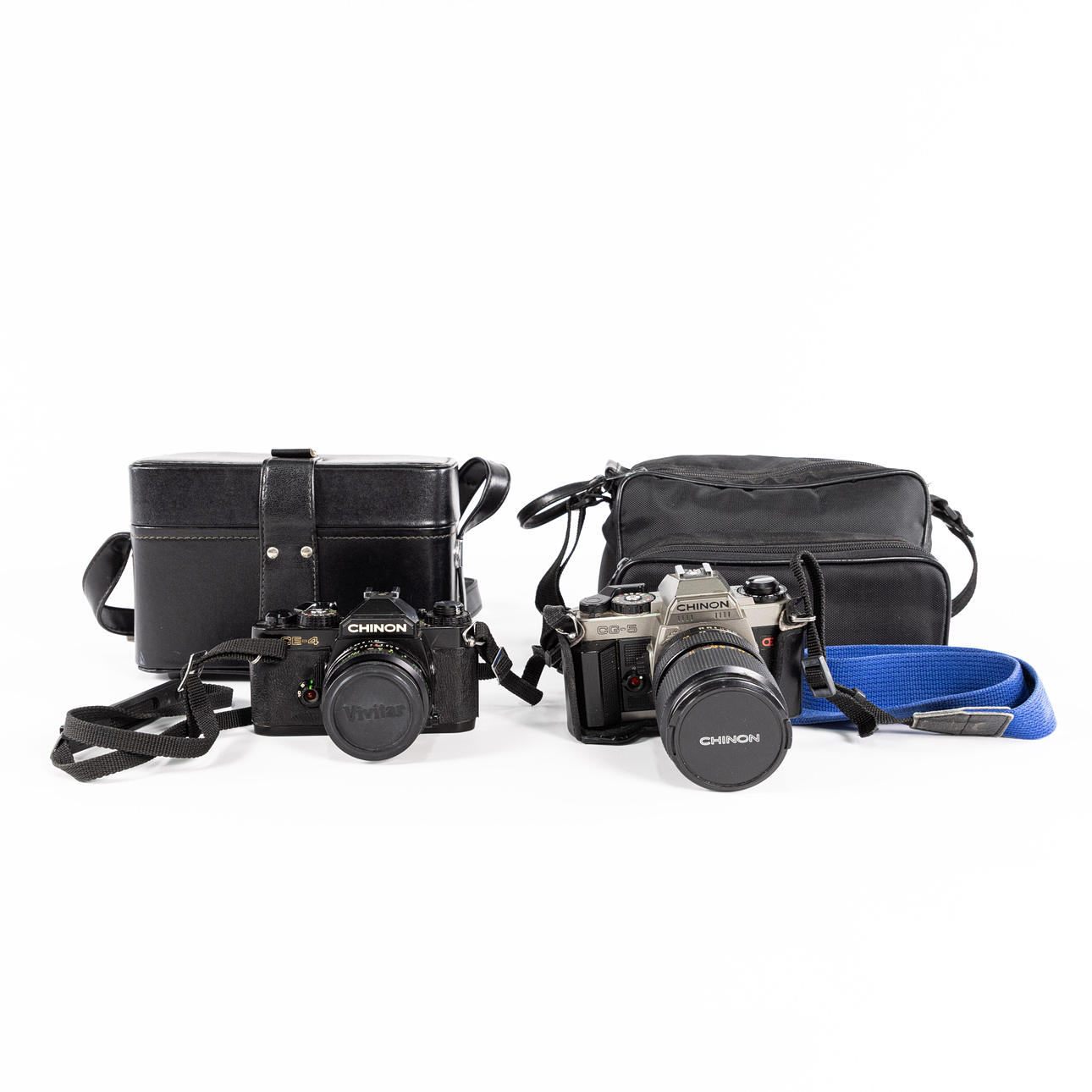 SYSTEM CAMERAS, 2 pcs, Chinon, 4 pcs lens.