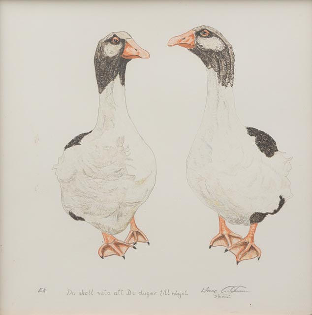 HASSE ANDERSSON (1926-2003). Titled, lithograph no EA, signed.