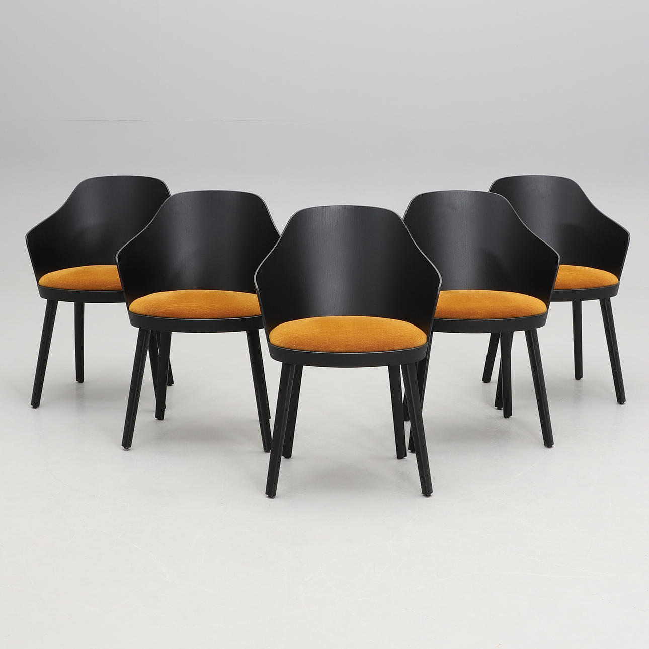 KARMSTOLAR, 5 st, modern tillverkning, Spanien.