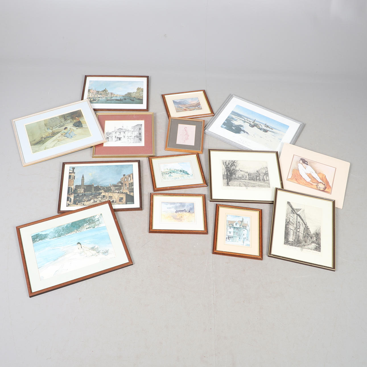 ASSORTED PRINTS AND ENGRAVINGS.