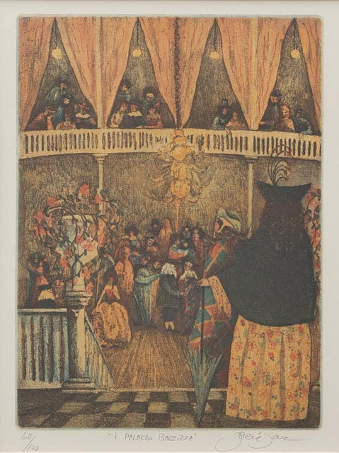 IRENE JARZ. Titled, etching no 60/100, signed.