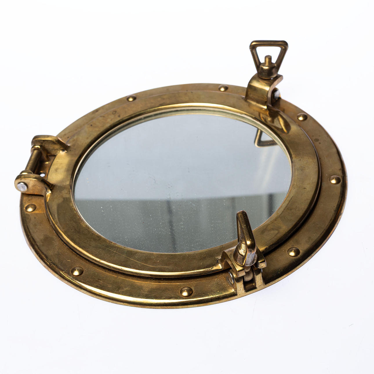 Mirror, cabin valve, brass.
