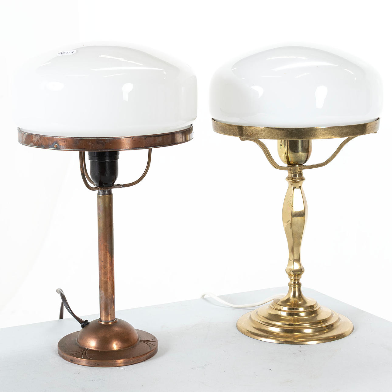 TABLE LAMPS, 1 pair, strindberg model.