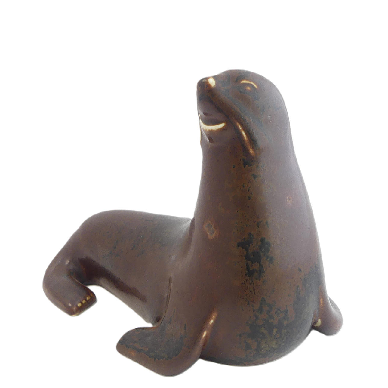 GUNNAR NYLUND. figurine, seal, Rörstrand, second quality.