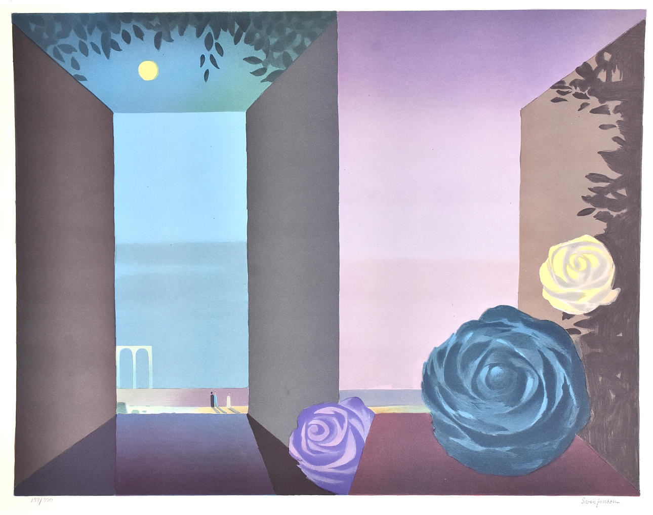 SVEN JONSON. Color lithography.