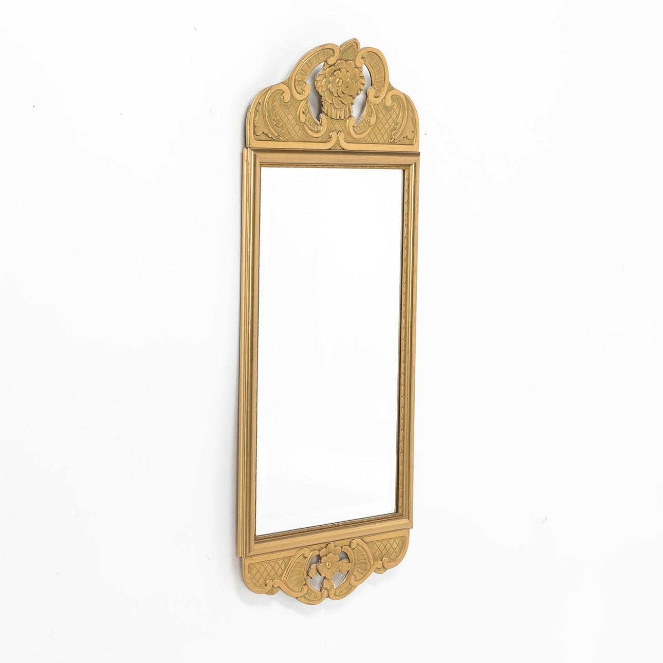 SPEGEL, förgylld, 1900 - talets andra hälft.