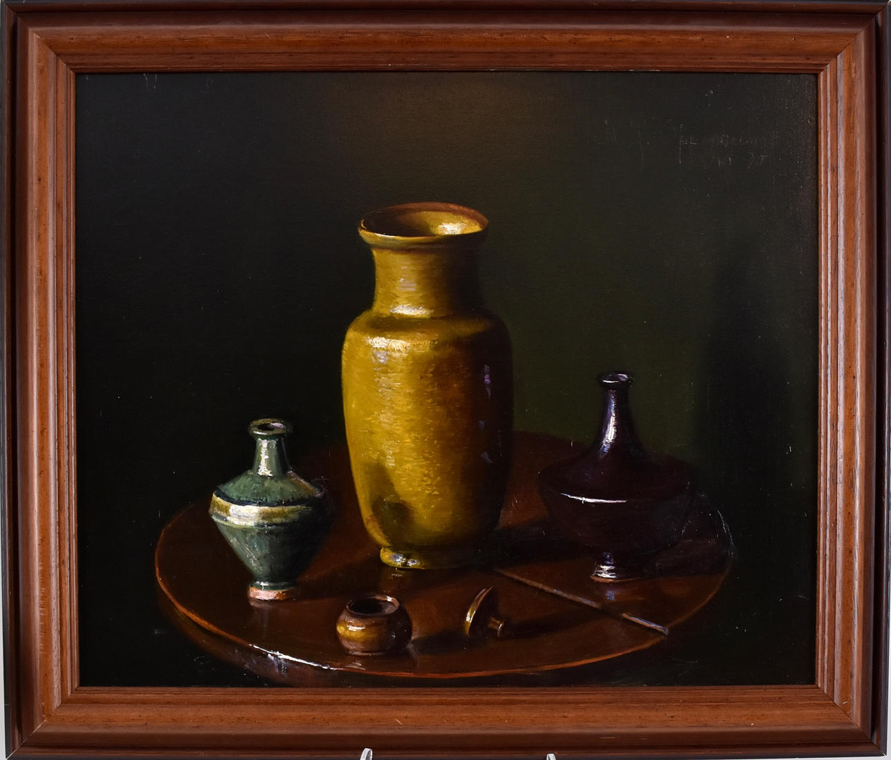 JOHNNY OPPENHEIMER. Oil on canvas.