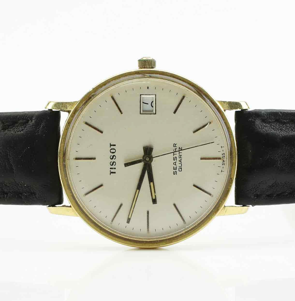 ARMBANDSUR, Tissot Seastar, Guld 18K.