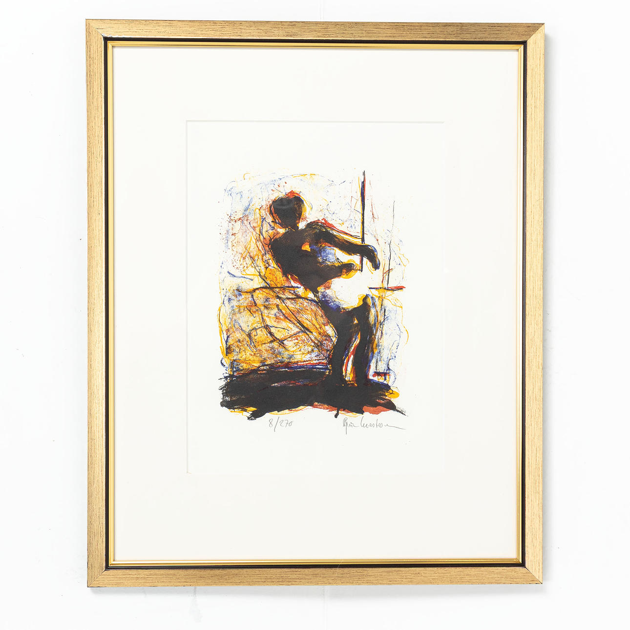 BJÖRN KRESTENSEN, lithograph in colours, signed and numbered.