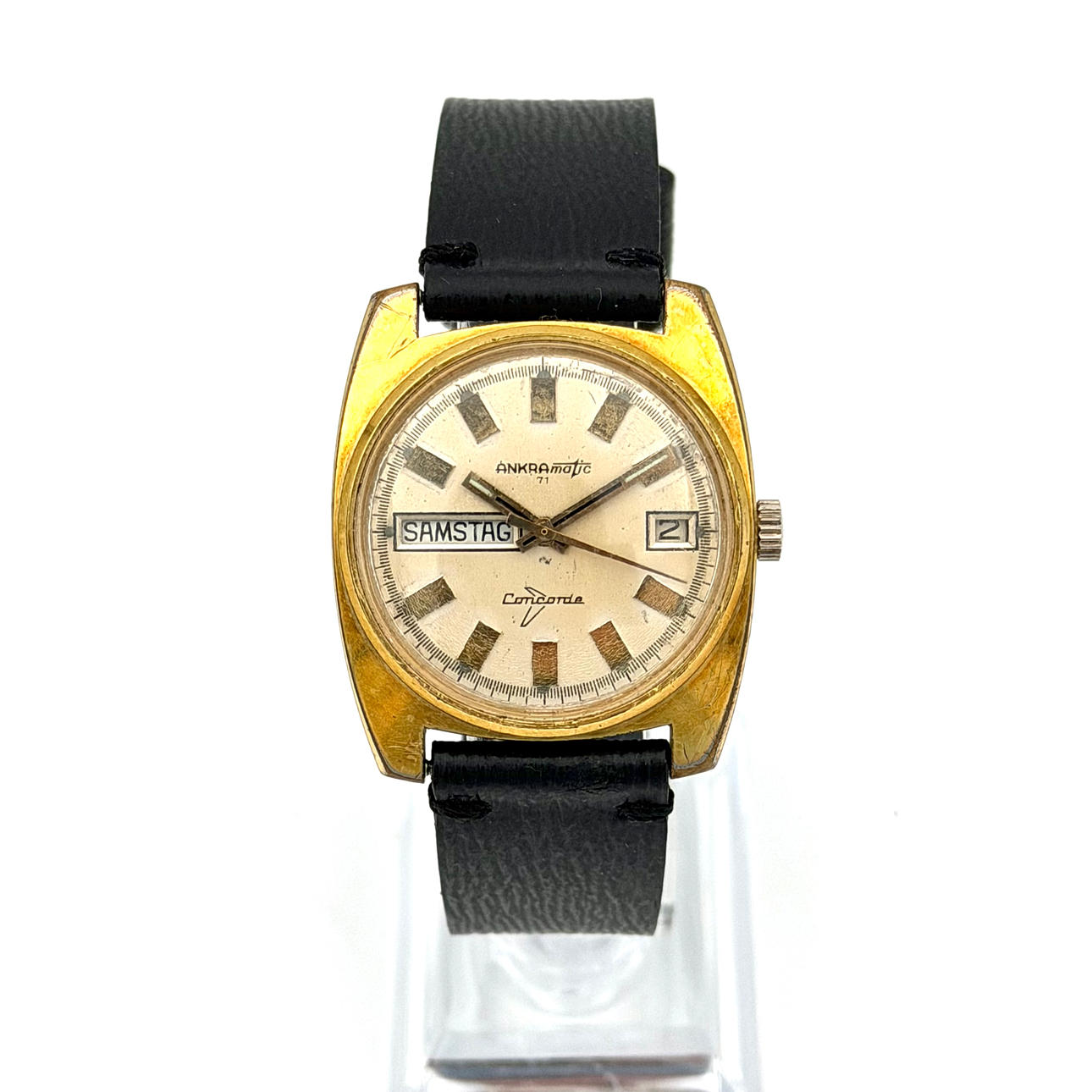 ANKRAMATIC 71 CONCORDE, wristwatch, 1970s, automatic, double'.