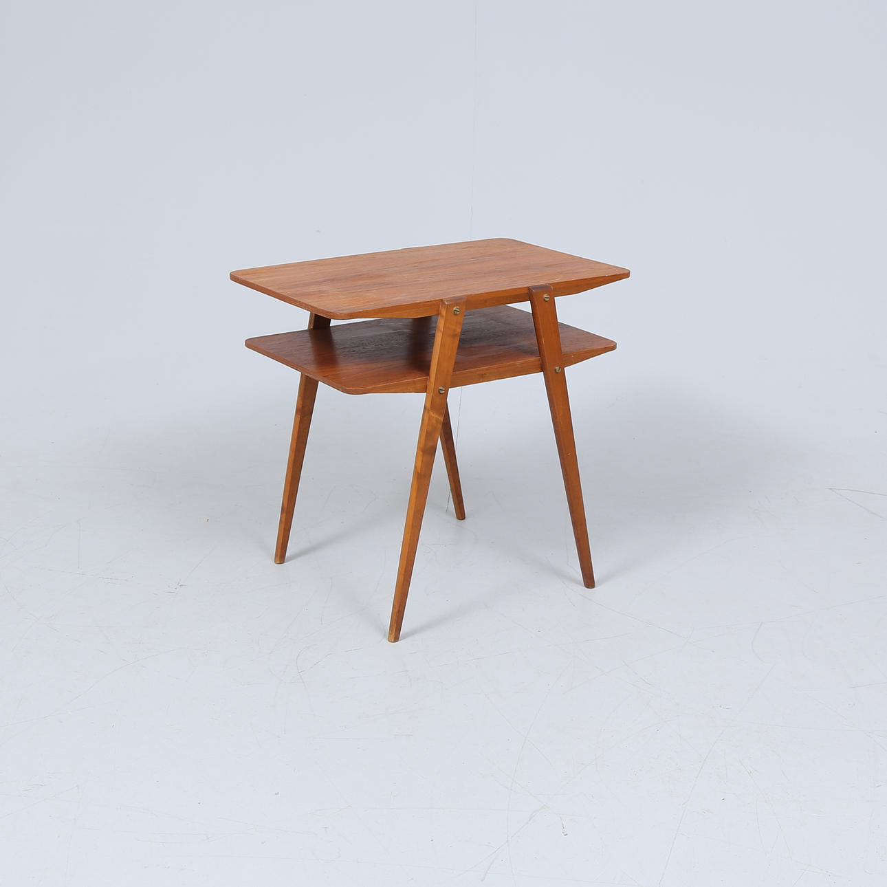 SIDE TABLE/COFFEE TABLE, teak, mid-20th century.