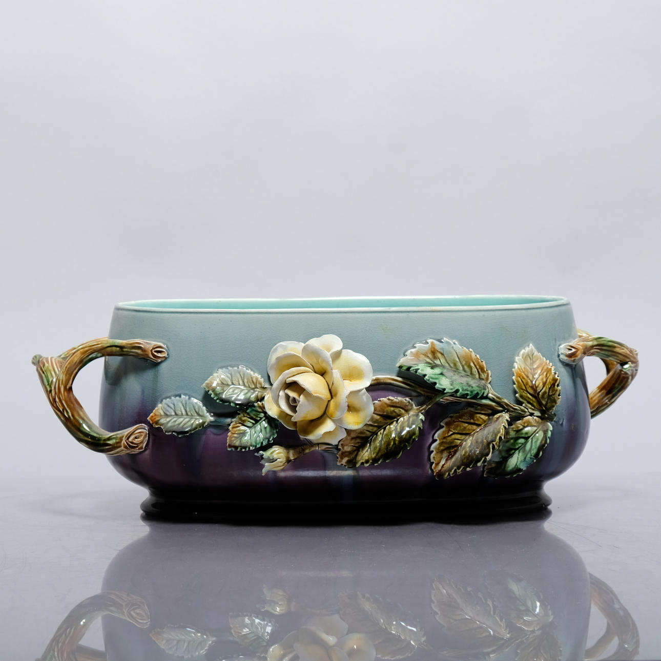 A majolica garden, Rörstrand, circa 1900.