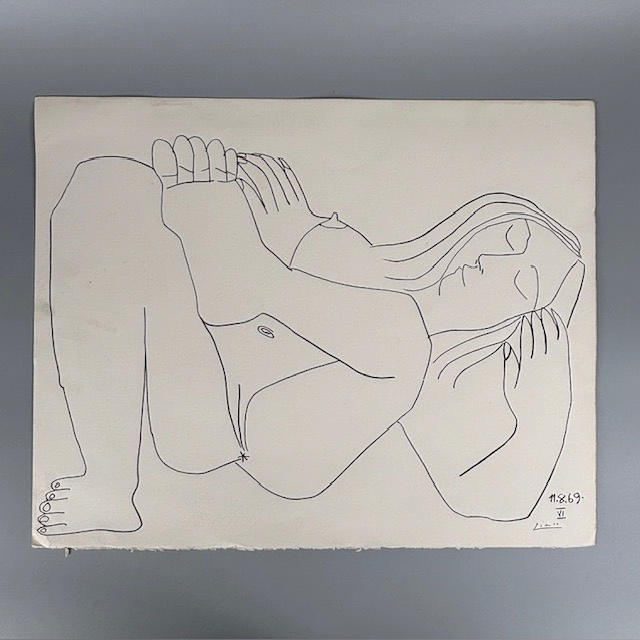 PABLO PICASSO PRINT, MOURLOT PARIS.