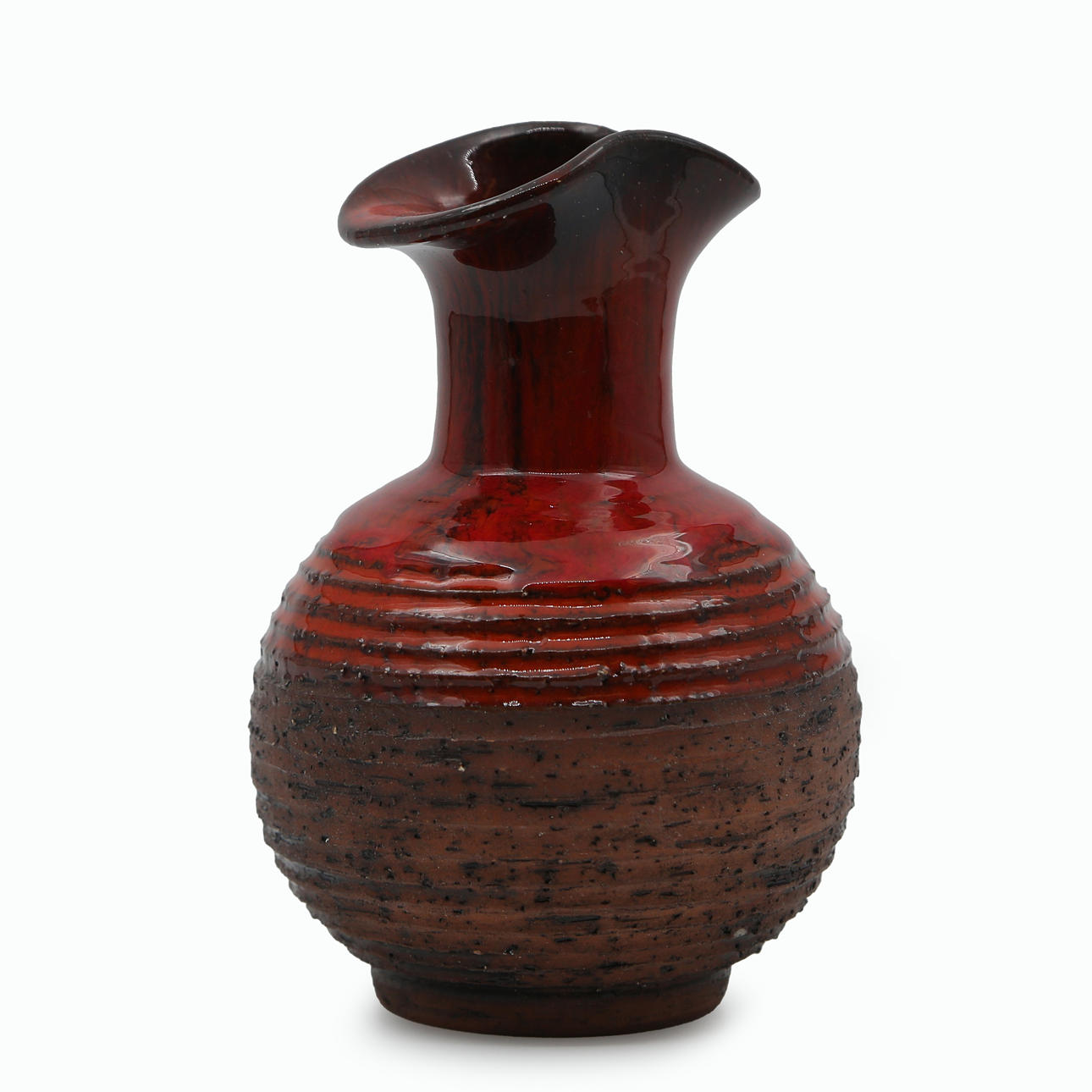 NINNIE FORSGREN, VASE, EARTHENWARE, SIGNED.