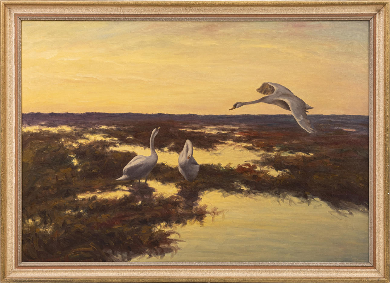 ERNST WILHELM WIDELL. oil on canvas, signed.