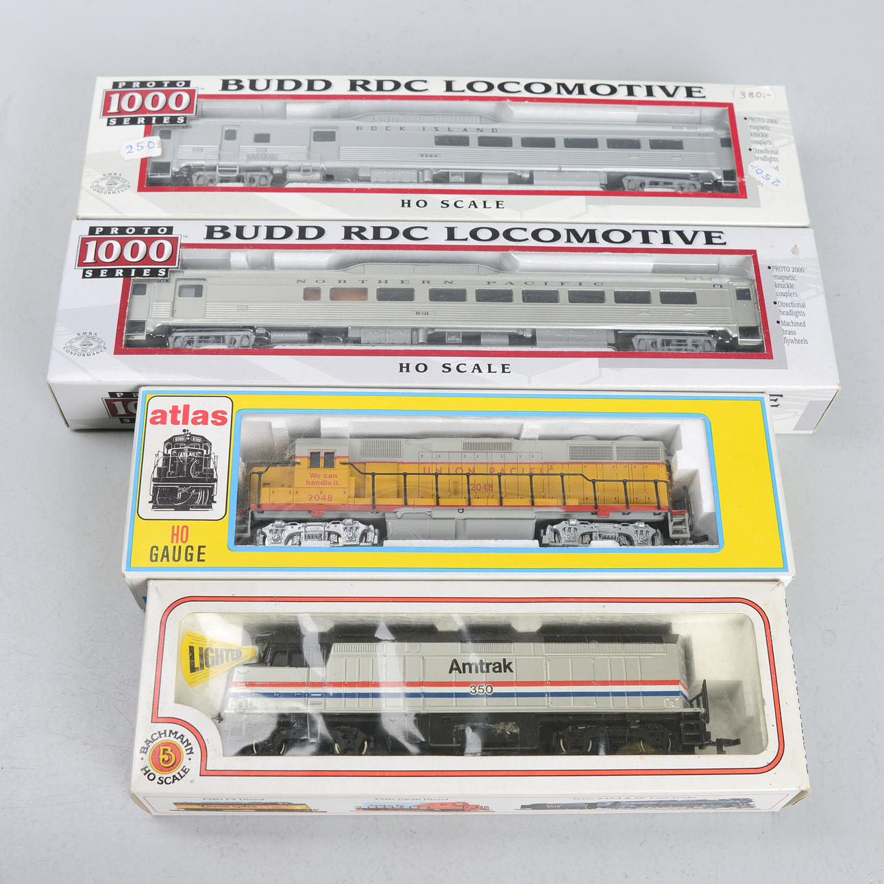 Locomotives, 4 pcs, H0.