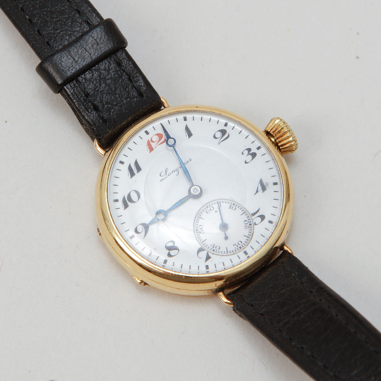 WRISTWATCH, Longines, 18k gold in case.