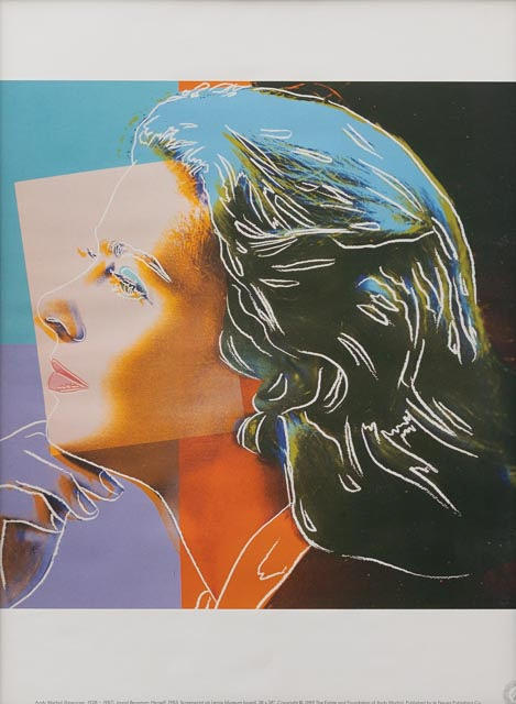 AFTER ANDY WARHOL. Ingrid Bergman, offset print, unsigned.