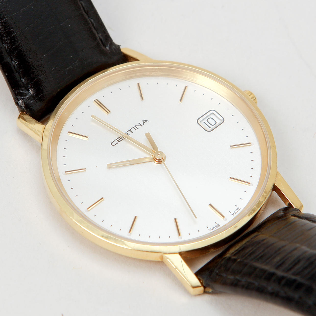 ARMBANDSUR, Certina, 18k guld, manuell, ca 2012.