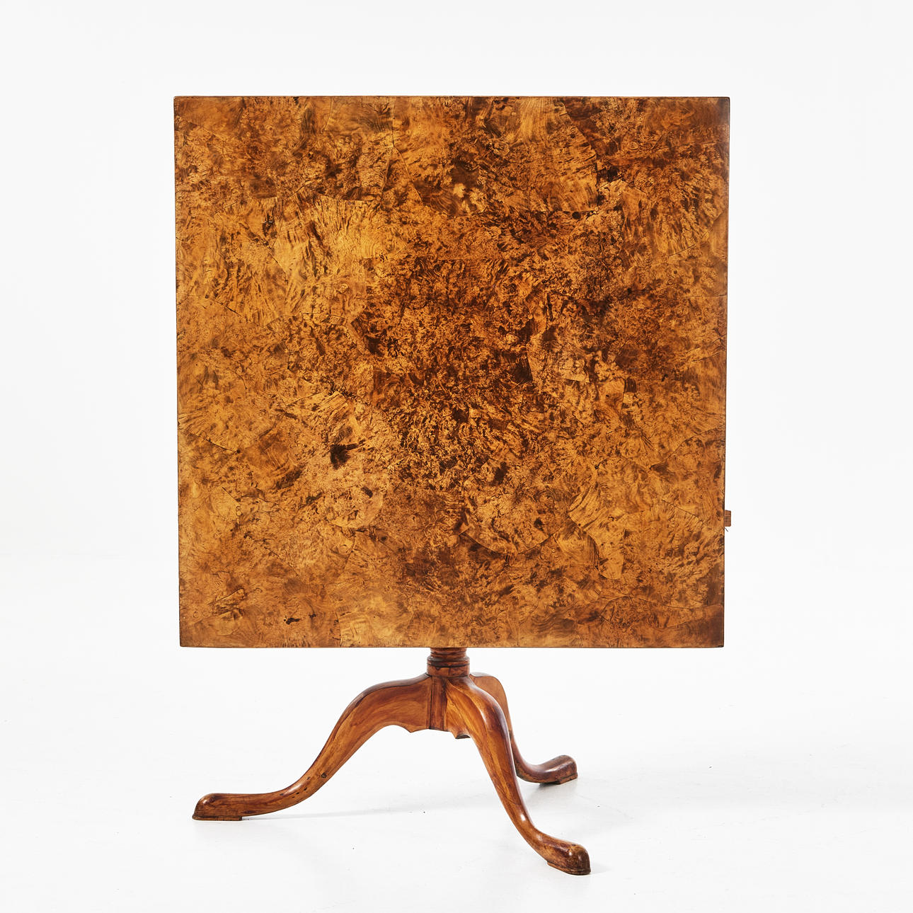 FOLDING TABLE, circa 1800, alrotsveneer.
