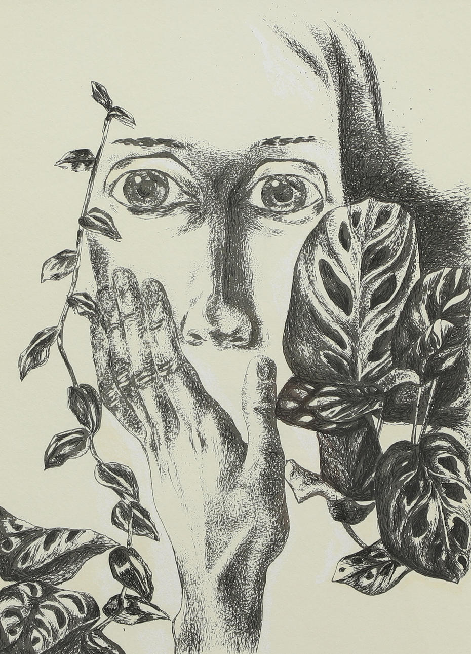 INGEGERD TORHAMN. Lithograph, “Aurora”, signed, Sample print.