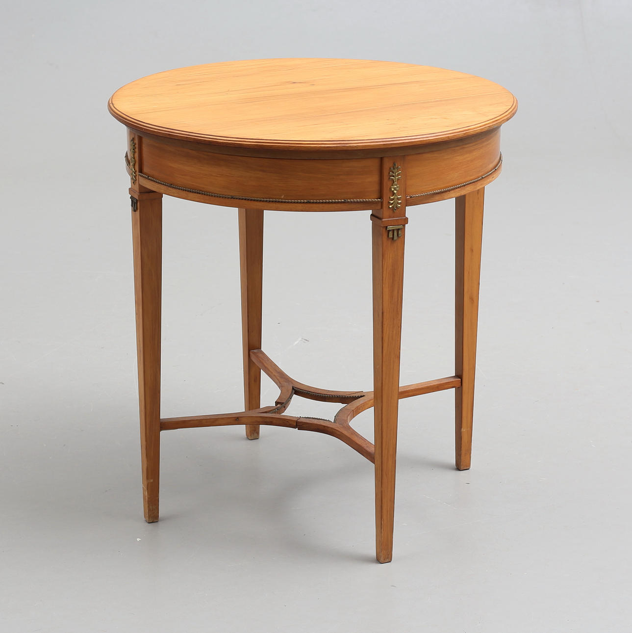 A Gustavian style side table, 20th century.