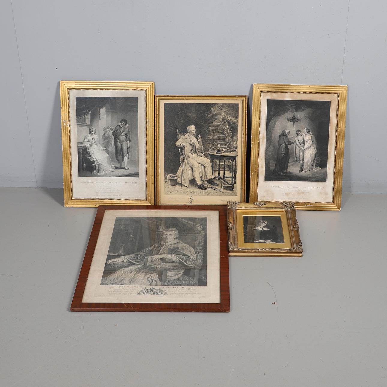 ASSORTED EIGHTEENTH CENTURY AND LATER PRINTS AND ENGRAVINGS.