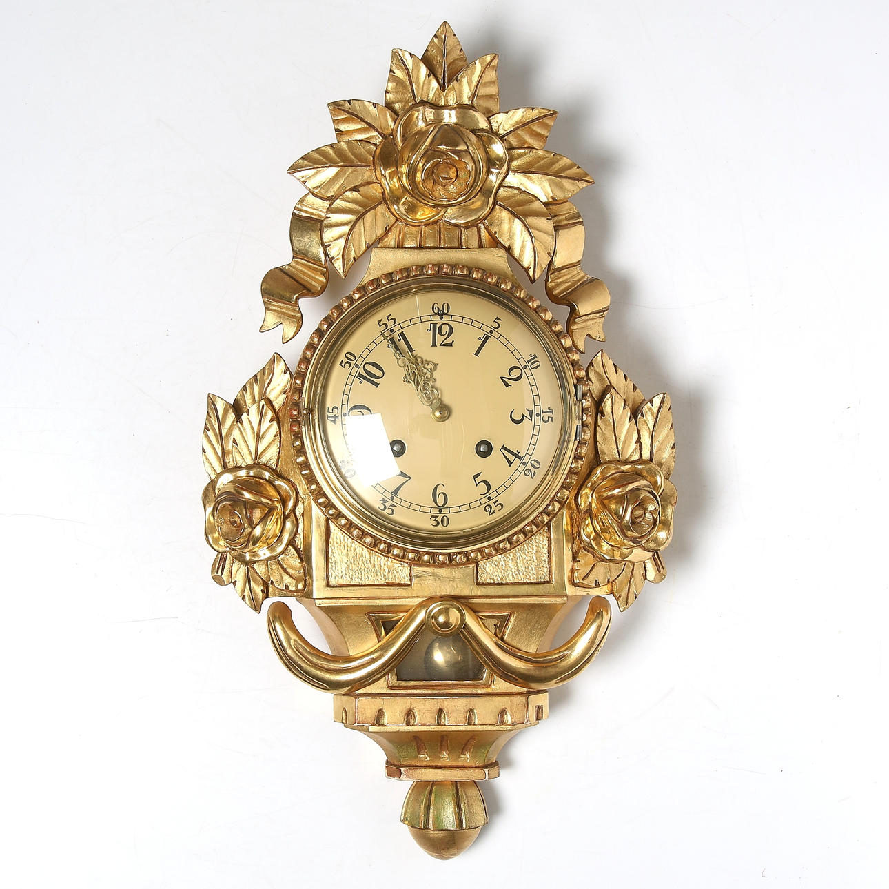 GULDPENDYL, "Tre rosor", rokokostil, 1900-tal.