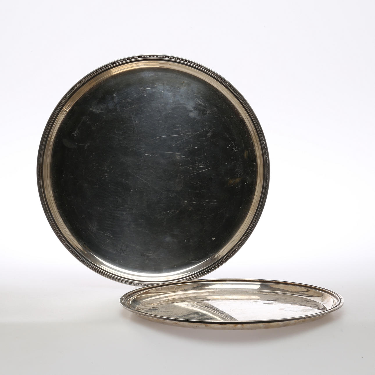 BRICKOR, 2 st, nysilver, C G Råström, 1900-tal.