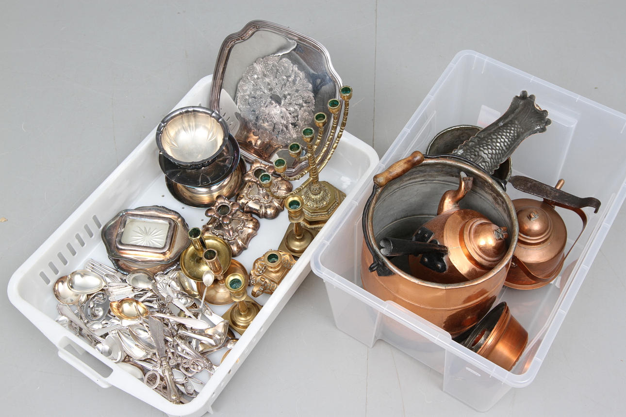 NYSILVER, KOPPAR och MÄSSING, 1800-1900-tal.