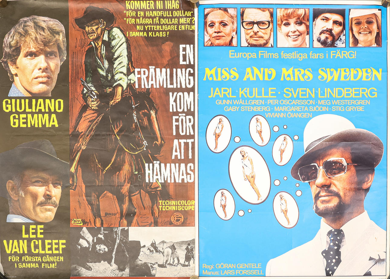 FILM POSTERS, 2 pieces.