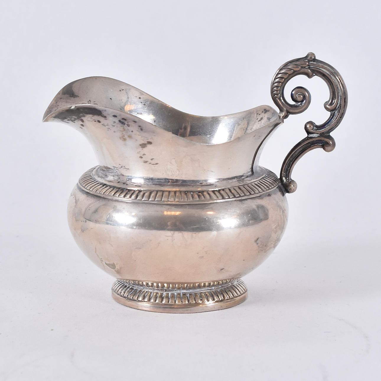 CREAM JUG, silver, Germany empire.