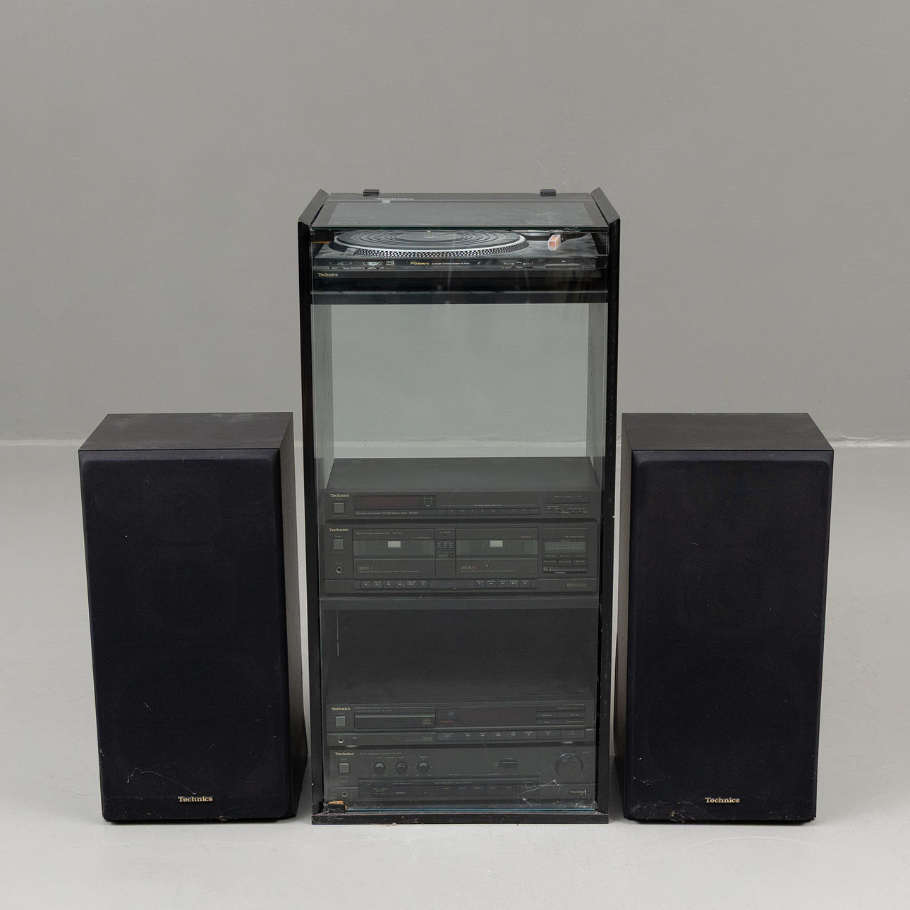 3-piece stereo system, technics.
