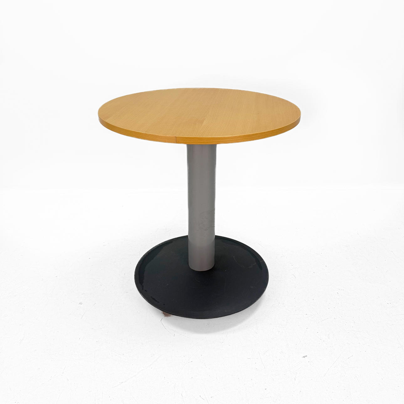 Pillar table with metal base, 2000 century.
