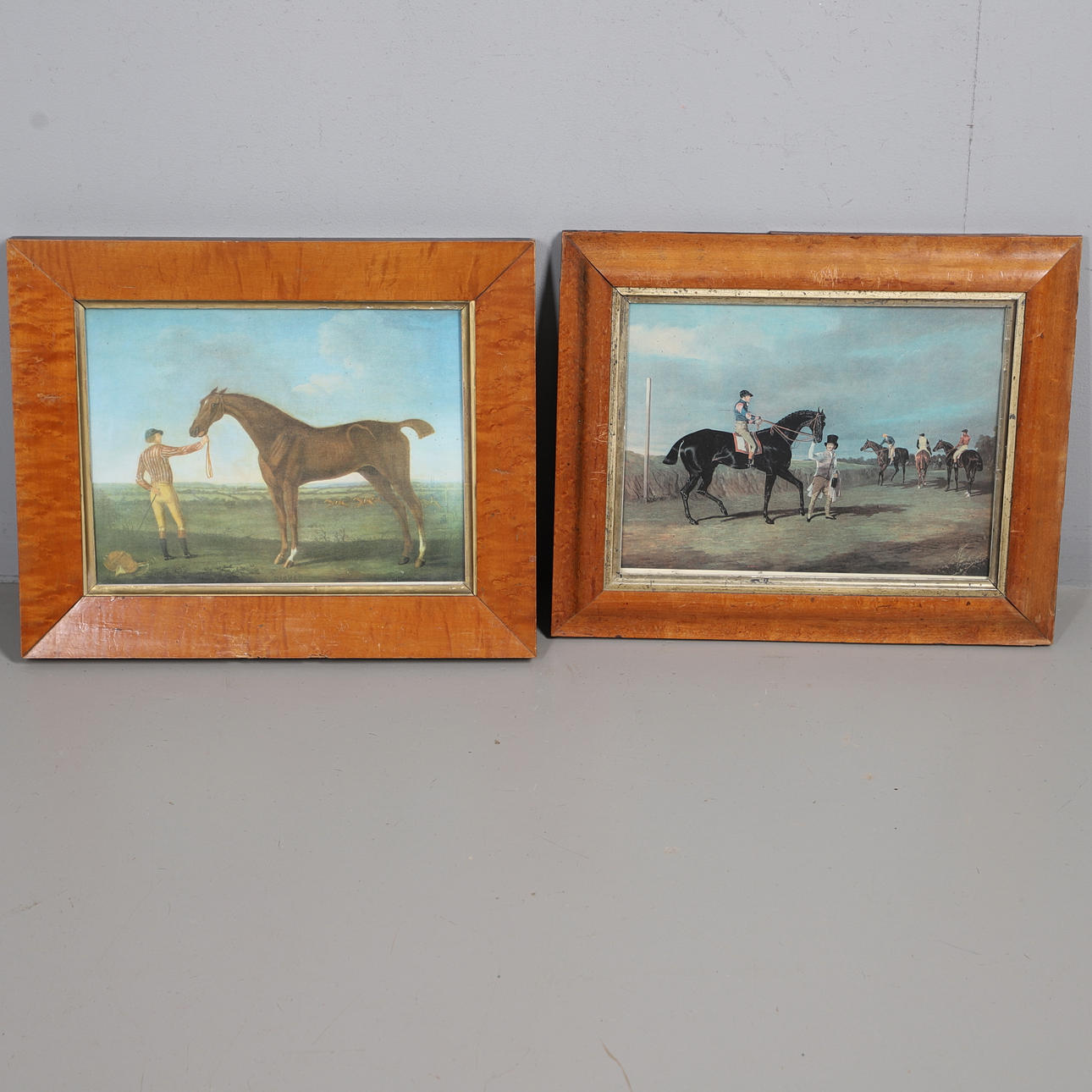 TWO HORSE PICTURES.