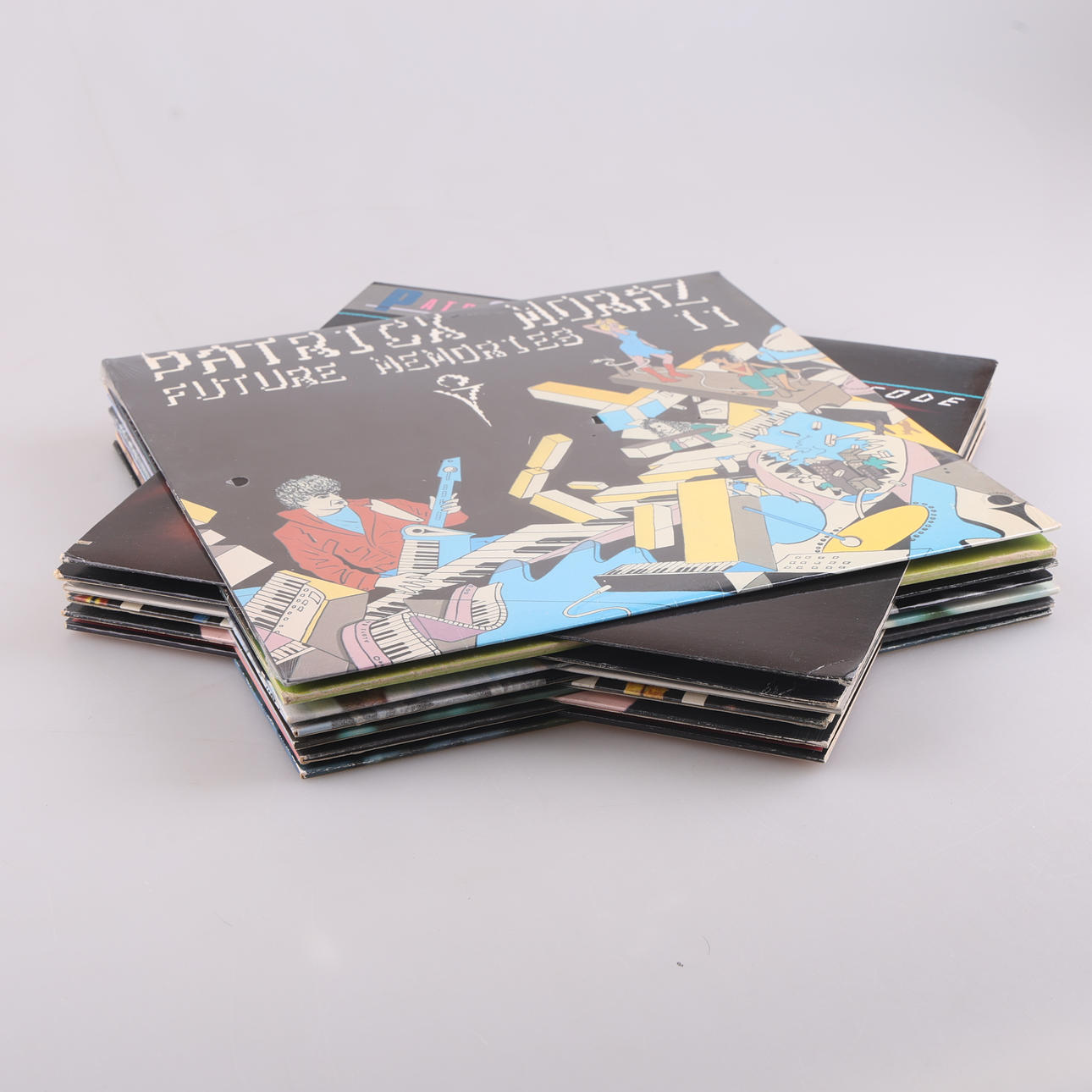 VINYL RECORDS, 13 pieces, electonic, pop.