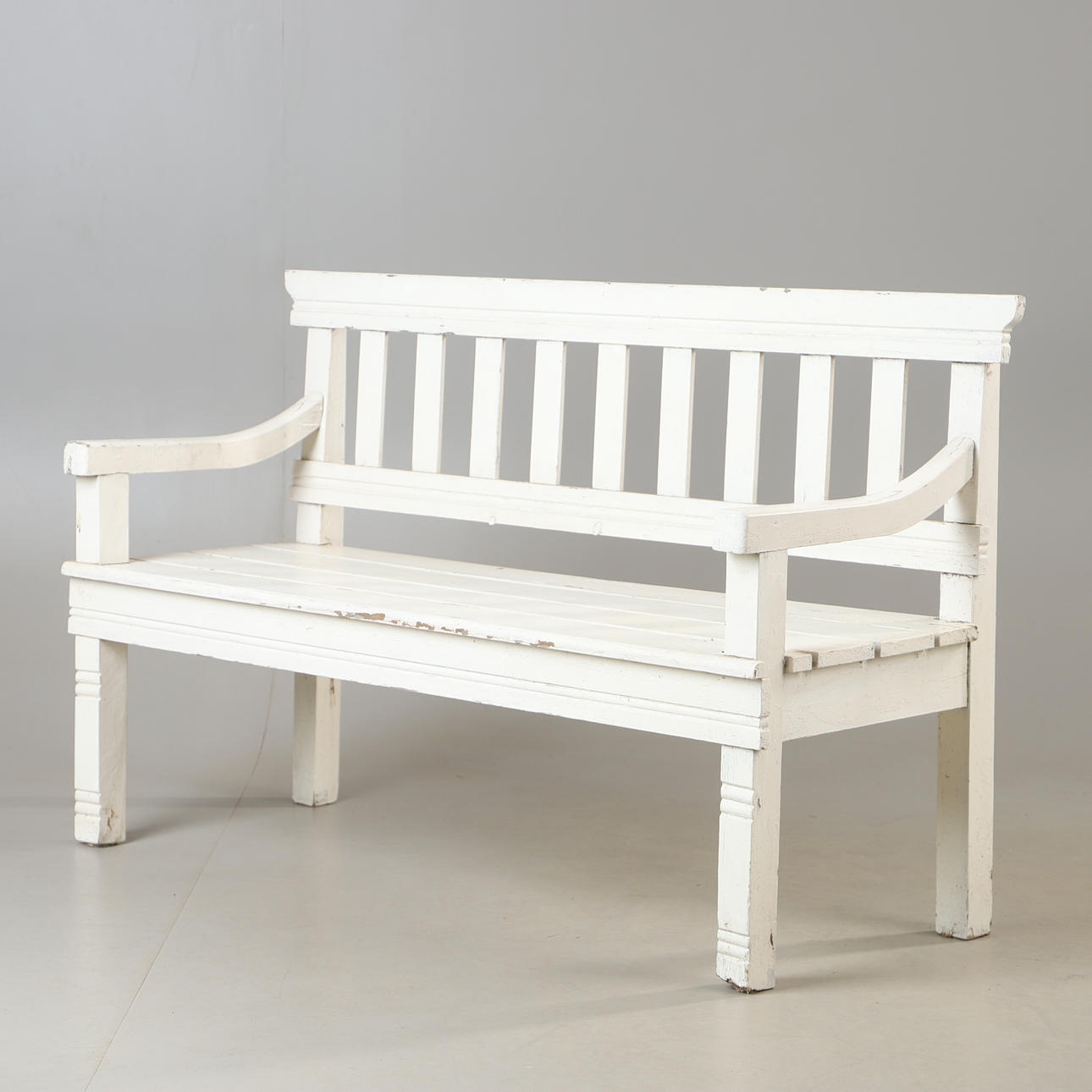GARDEN SOFA, white painted.