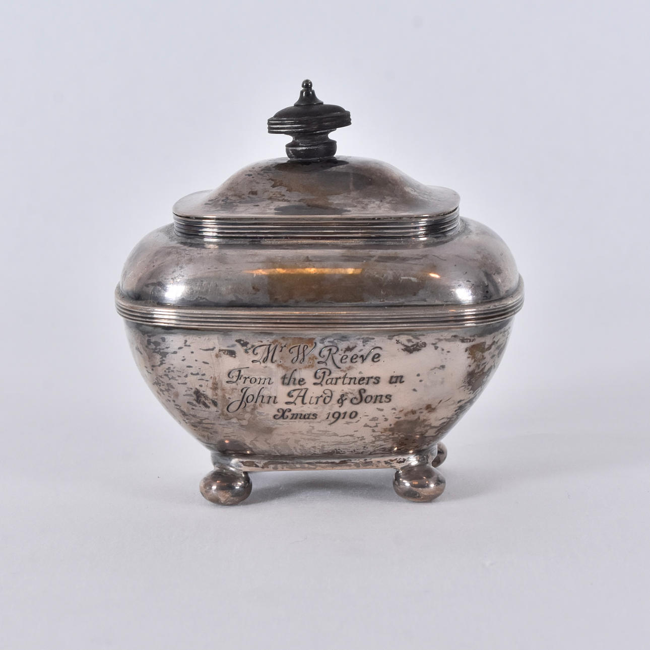 SUGAR BOX WITH LID, Garrard London.