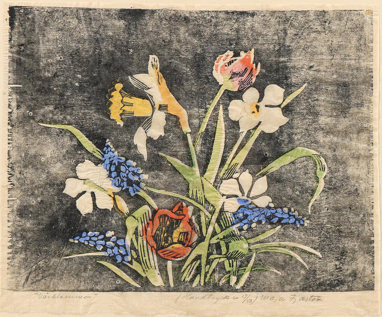 MAJA FJAESTAD. "Vårblommor".