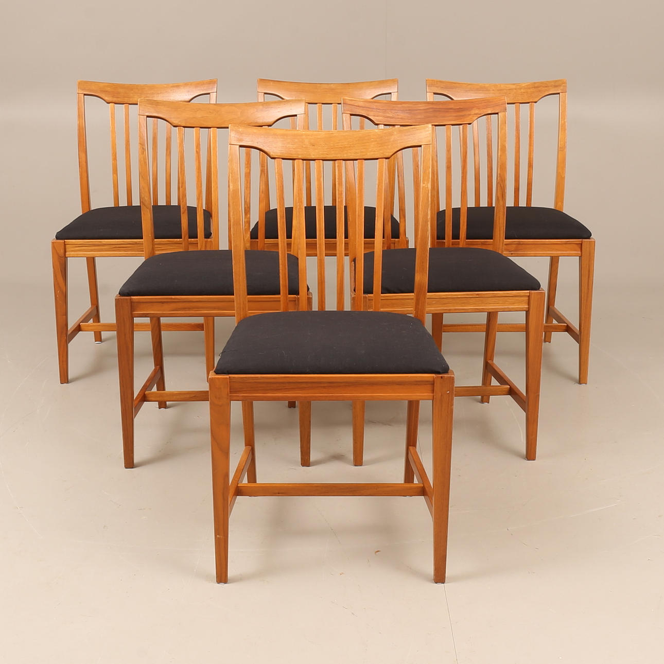 SVANTE SKOGH. Chairs, 6 pieces, “Vindö”.
