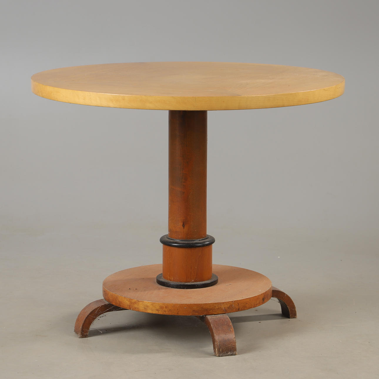 A table, elm and birch, 1930s/40s.