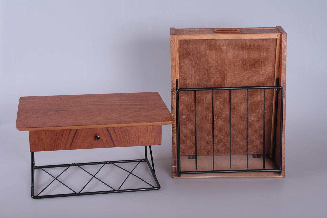 TELEFONHYLLOR, 2 st, teak.