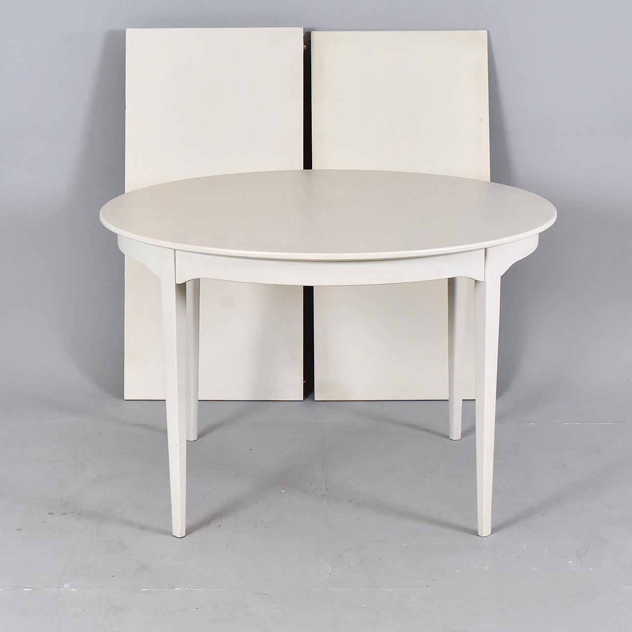 CARL MALMSTEN. Dining table, “Talavid”, birch, 2 insert plates.