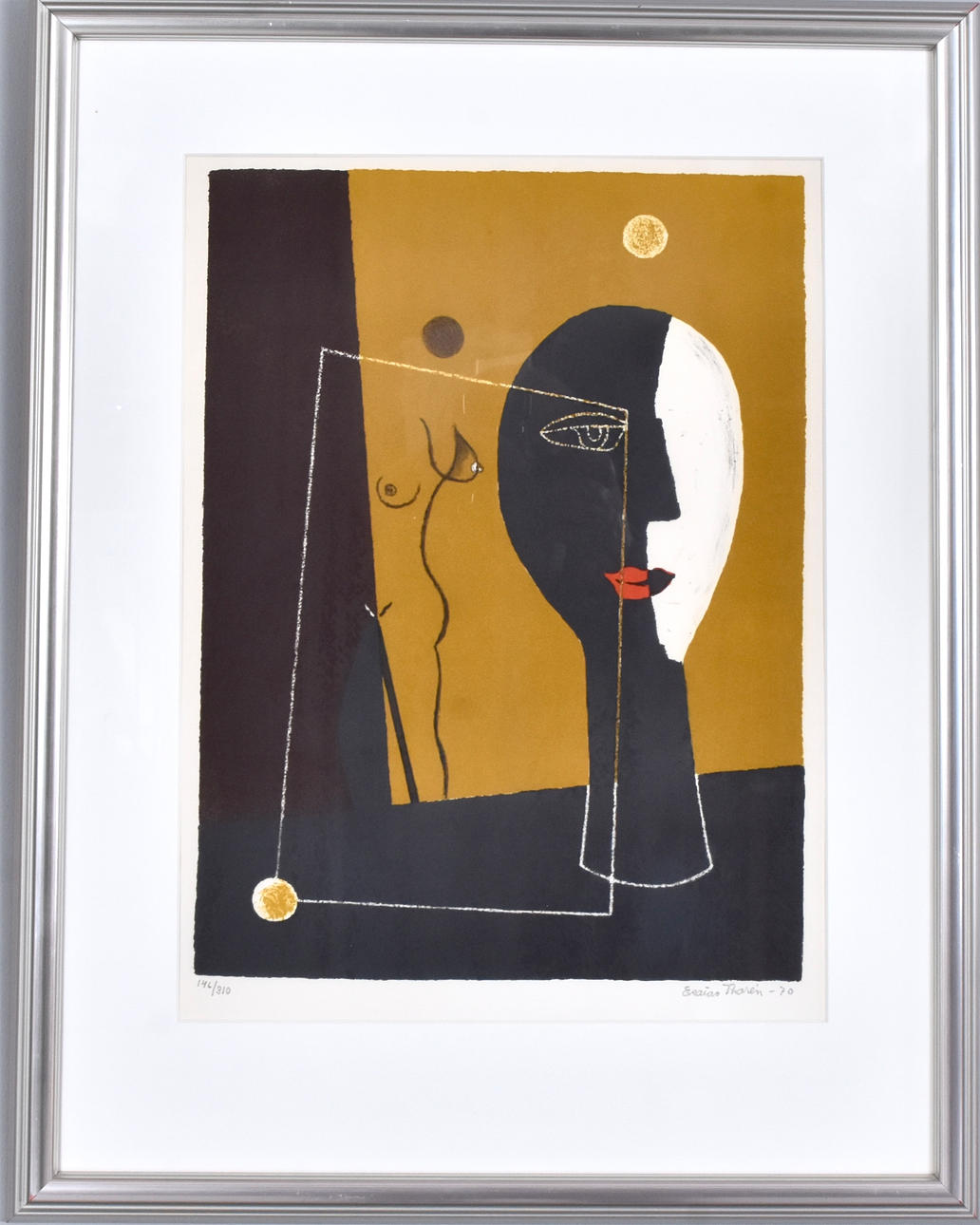 ESAIAS THORÉN. Color lithography.