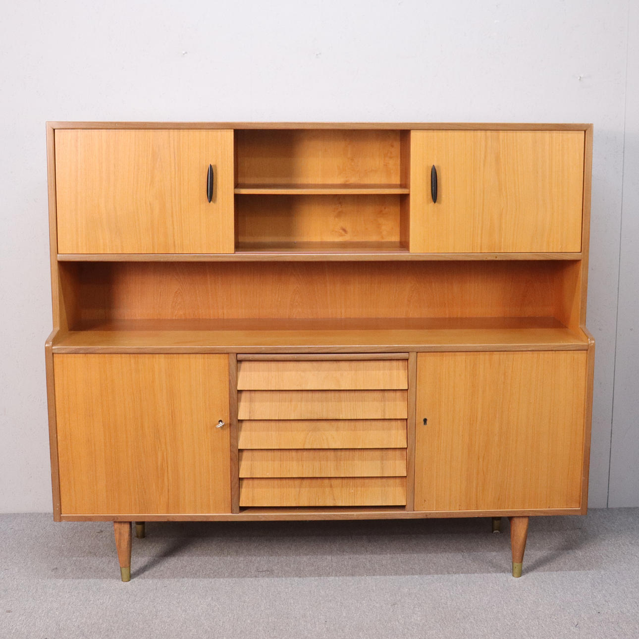 SIDEBOARD WITH UPPER CABINET, Ikea, 1950/60s.